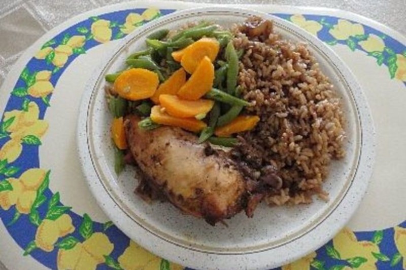 Barbados Green Peas and Rice